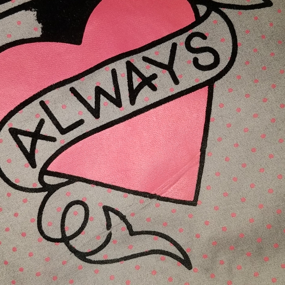 Sourpuss Heart Flash Dress Pinup Rockabilly - Picture 11 of 11